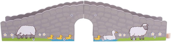 BIGJIGS BJT246 WOODEN FARM BRIDGE