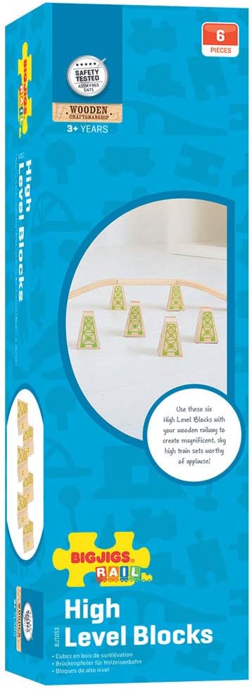 BIGJIGS BJT053 RAIL HIGH LEVEL BLOCKS