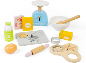 BIGJIGS BJ36052 WOODEN BAKING COOKIES SET