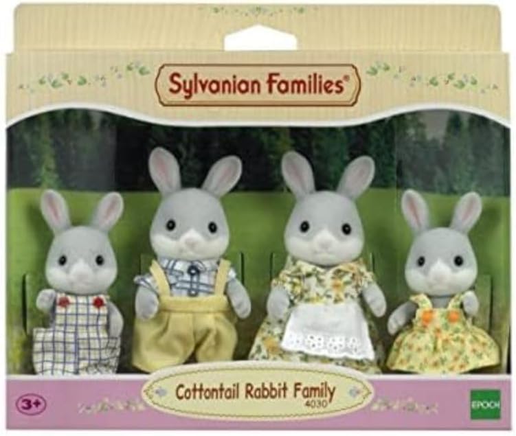 SYLVANIAN 4030 COTTONTAIL RABBIT FAMILY