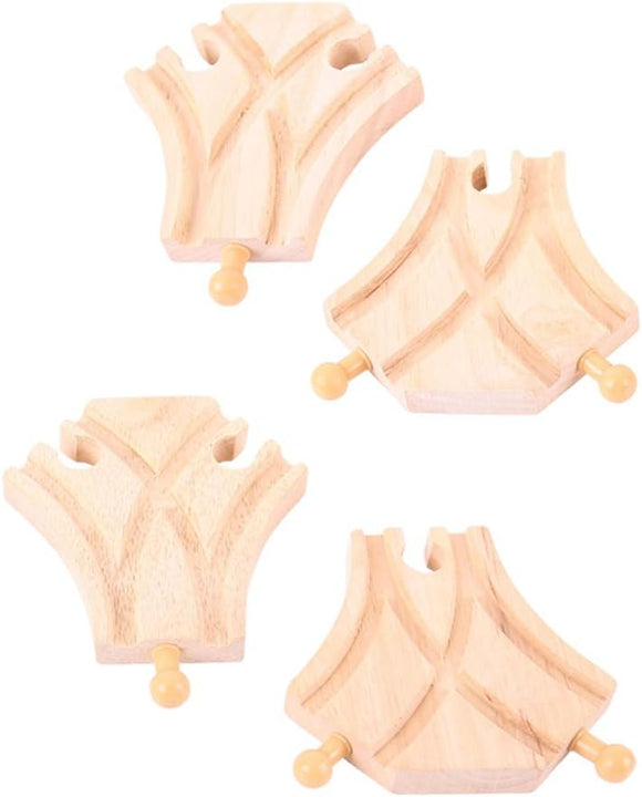 BIGJIGS BJT106 RAIL WOODEN CURVED TURNOUTS