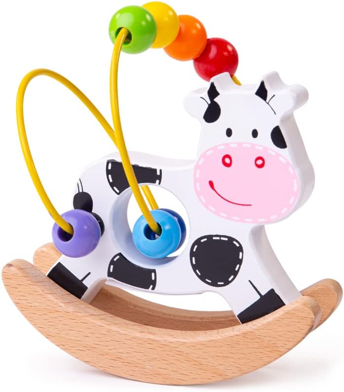BIGJIGS BB072 COW ROCKING BEAD FRAME