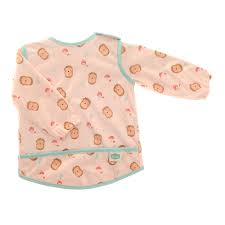 ZIGGLE COVE5201 COVERALL FEEDING BIB HEDGEHOG