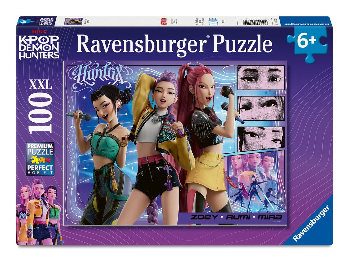 RAVENSBURGER K-POP DEMON HUNTERS 100 XXL PIECE PUZZLE