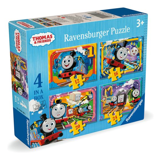 RAVENSBURGER 04108 THOMAS AND FRIENDS 4 IN A BOX JIGSAW PUZZLES