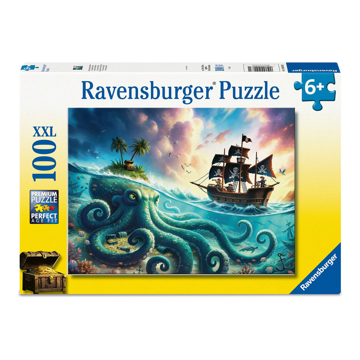 RAVENSBURGER 4263 PIRATE TREASURE 100XXL PIECE PUZZLE