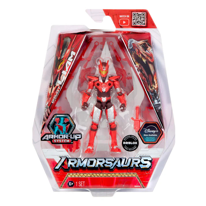 ARMORSAURS 552406 RED TREX  PILOT LIAM ROBERTS