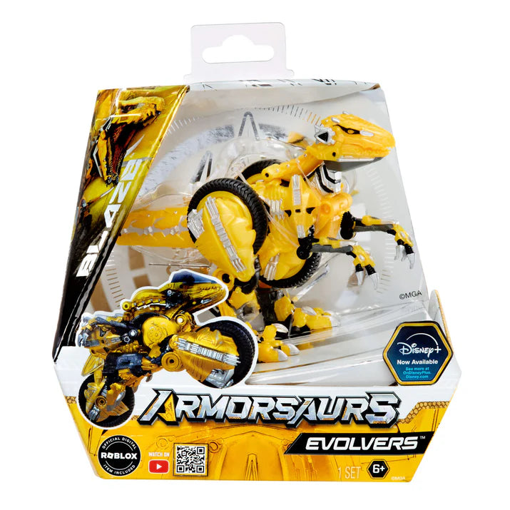 ARMORSAURS 556442 BLAZE YELLOW EVOLVERS