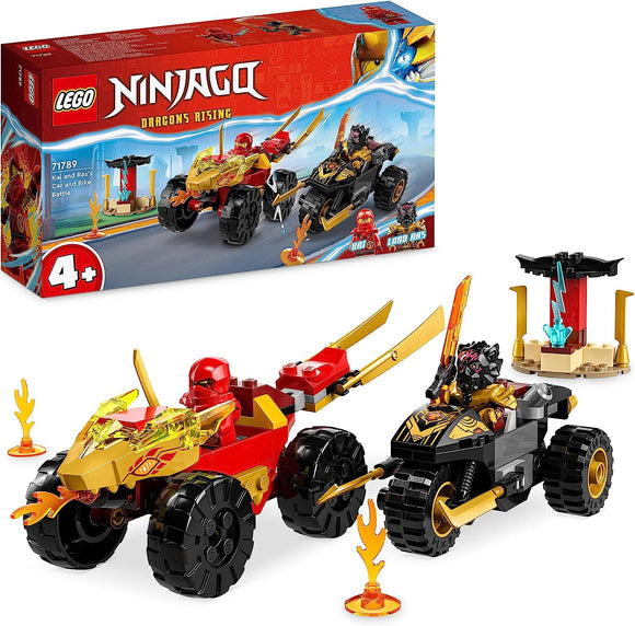 LEGO 71789 NINJAGO KAI AND RAS'S CAR AND BIKE BATTLE