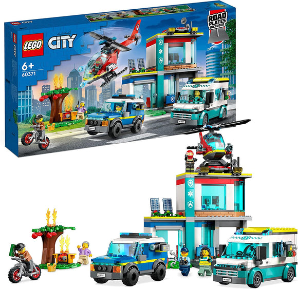 LEGO 60371 CITY EMERGENCY VEHICLES HQ