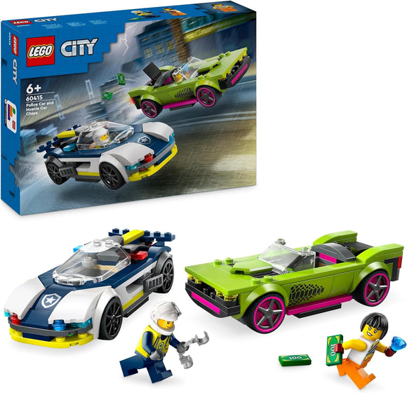 LEGO 60415 CITY POLICE CAR AND MUSIC CAR CHASE