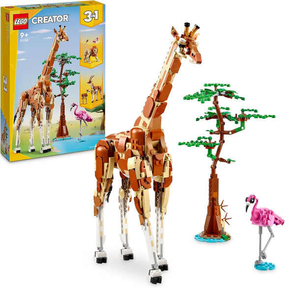 LEGO 31150 CREATOR 3 IN 1 WILD SAFARI ANIMALS