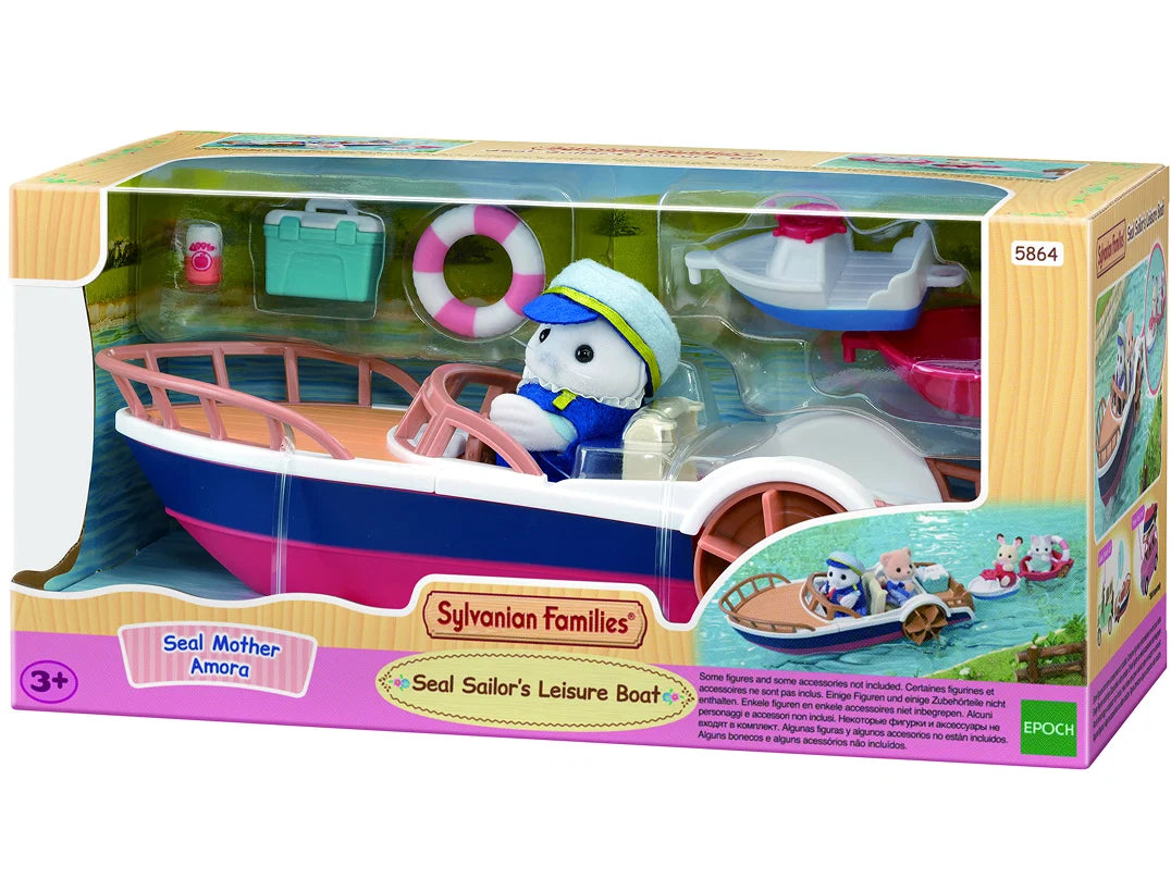SYLVANIAN FAMILIES 5864 SEAL SAILORS LEISURE BOAT