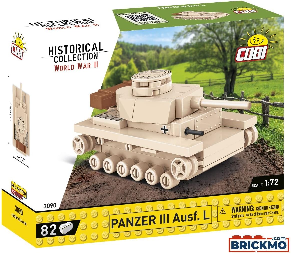 COBI 3090 PANZER III AUSF. L TANK 1:72