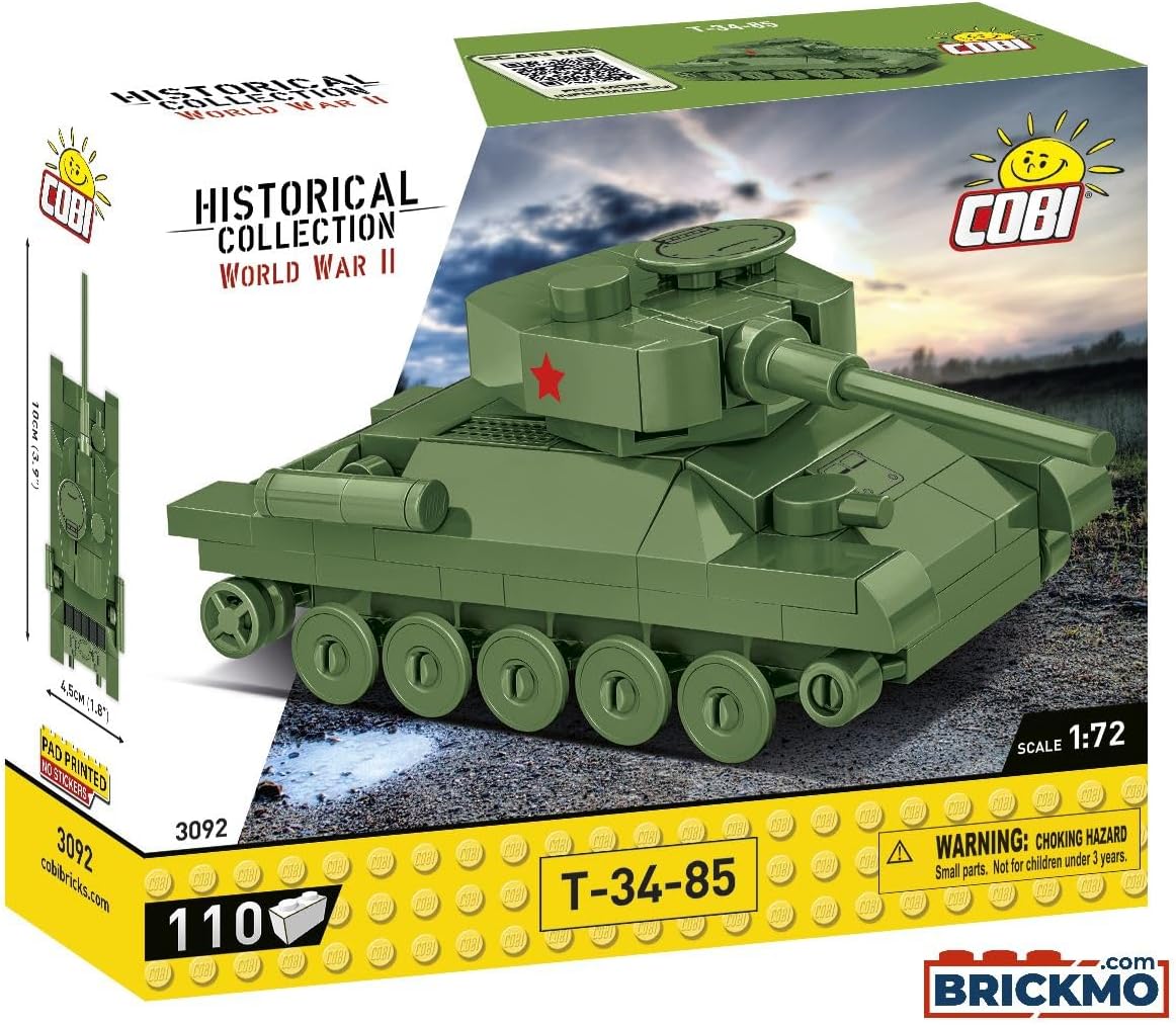 COBI 3092 T-34-85 TANK 1:72
