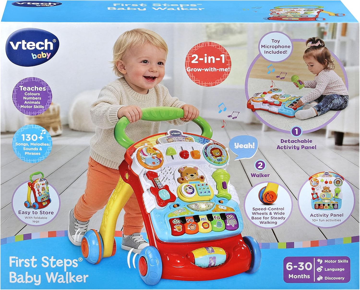 VTECH 5595903 FIRST STEPS BABY WALKER