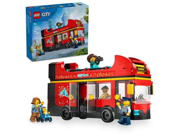 LEGO CITY 60407 CITY RED DOUBLE DECKER SIGHTSEEING BUS