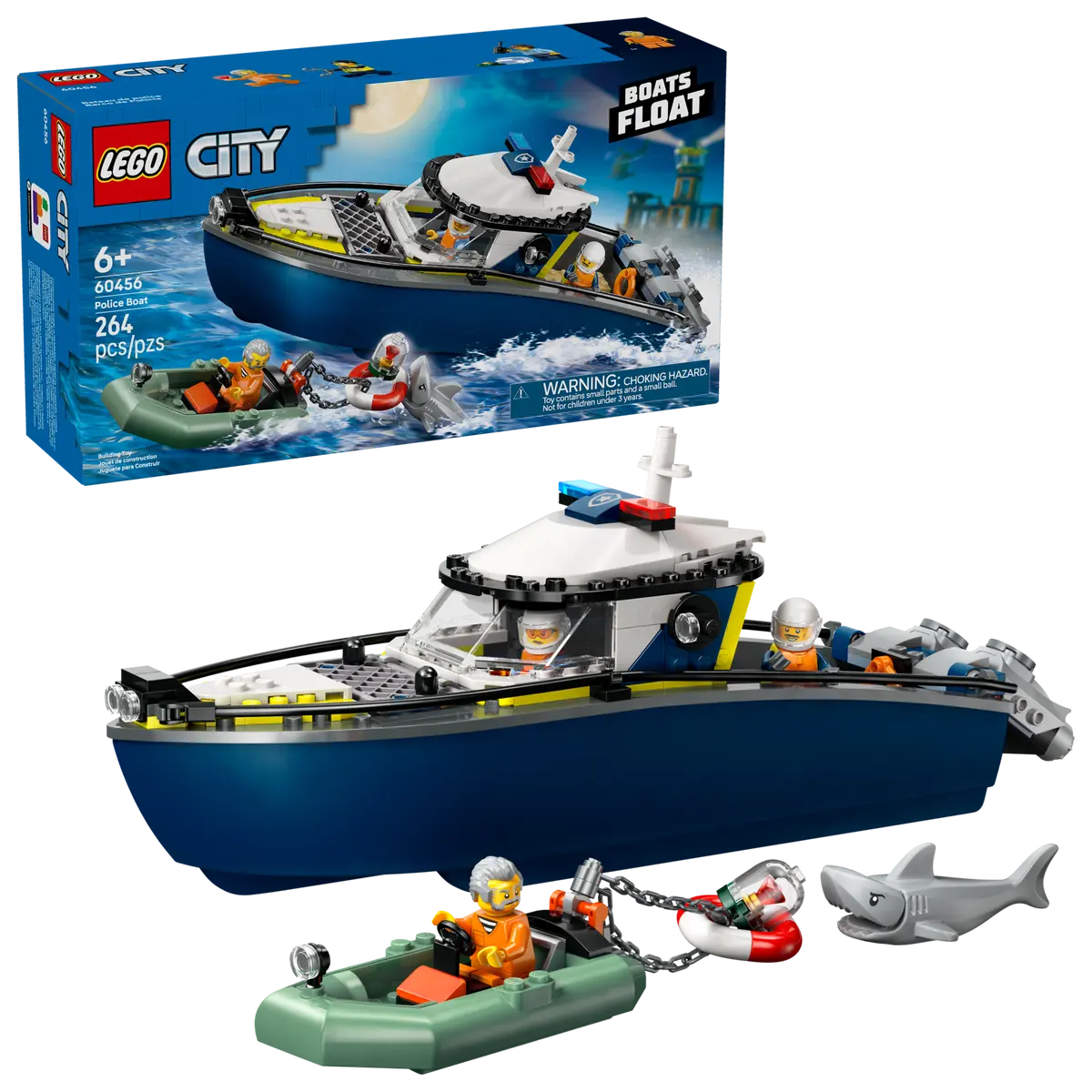 LEGO CITY 60456 POLICE BOAT CHASE