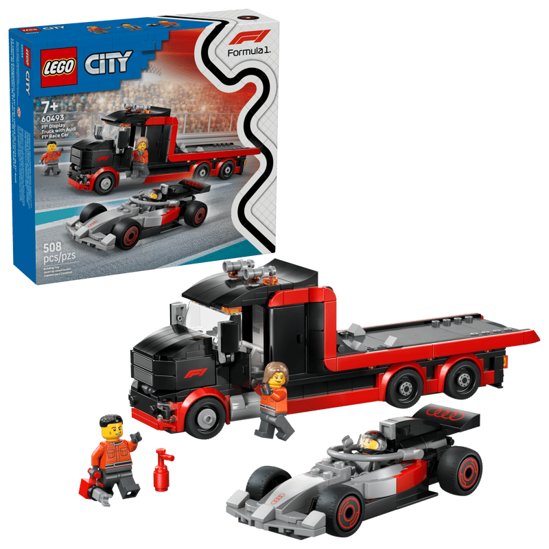 LEGO CITY 60493 F1 DISPLAY TRUCK WITH AUDI F1 RACE CAR