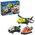 LEGO CITY 60505 AIRPLANE, SERVICE TRUCK & HOVERCRAFT REMIX