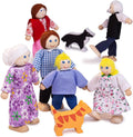 BIGJIGS JT117 WOODEN DOLLS HOUSE FAMILY