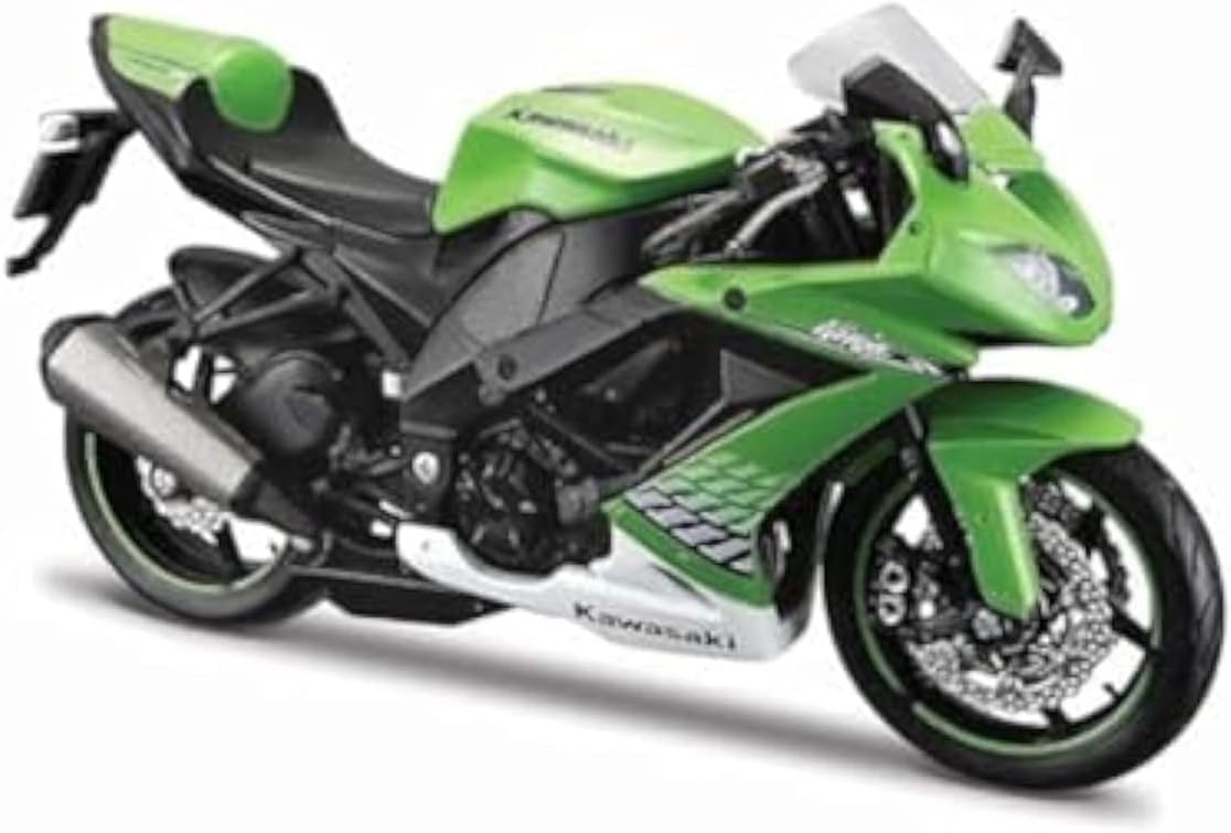MAISTO 32709 KAWASAKI NINJA ZX-10R MOTORBIKE 1/12TH SCALE