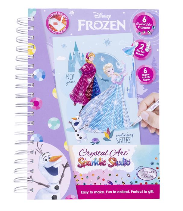 CRAFT BUDDY CASBK-34DNY003 CRYSTAL ART DISNEY FROZEN SPARKLE STUDIO