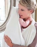Cuddledry Handsfree Bamboo Baby Towel White