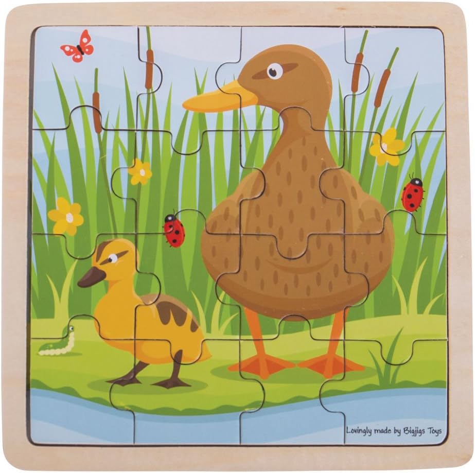 BIGJIGS BJ494 DUCK AND DUCKLING JIGSAW PUZZLE