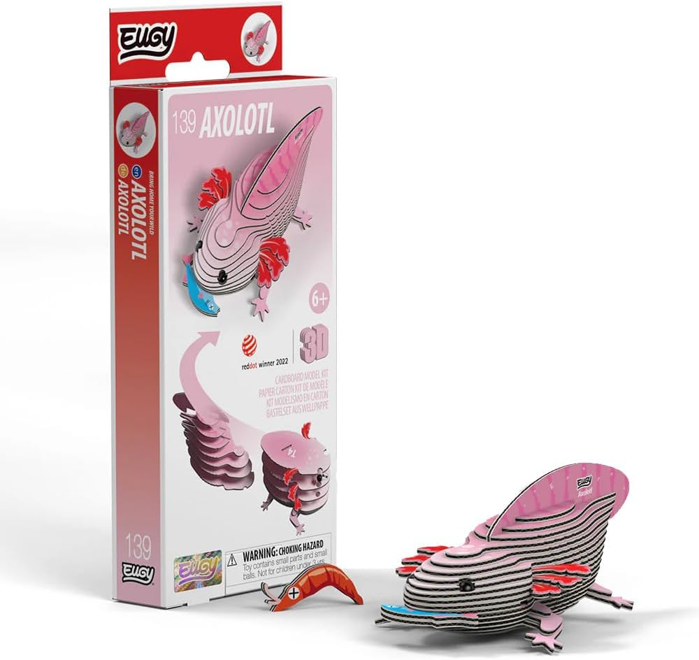 EUGY D5107 AXOLOTL 3D CARDBOARD MODEL KIT