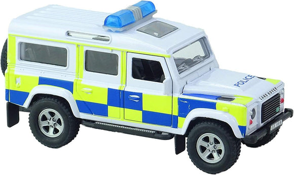 KIDS GLOBE DIE CAST POLICE LANDROVER LIGHTS & SOUND