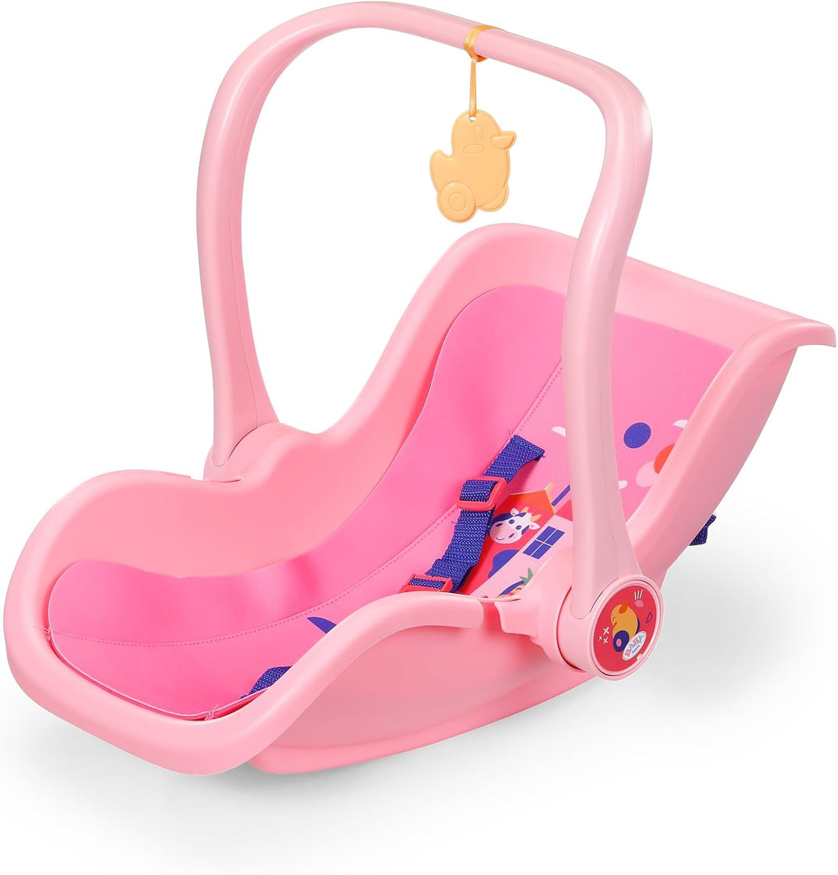 BABY BORN 839843 PINK CAR SEAT FOR 36CM & 43CM DOLLS