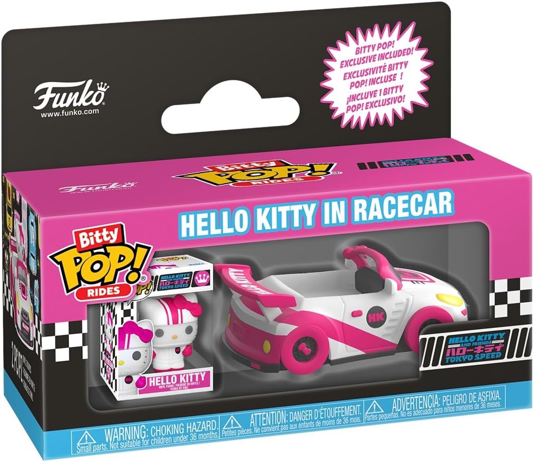 FUNKO BITTY POP! RIDES HELLO KITTY IN RACECAR