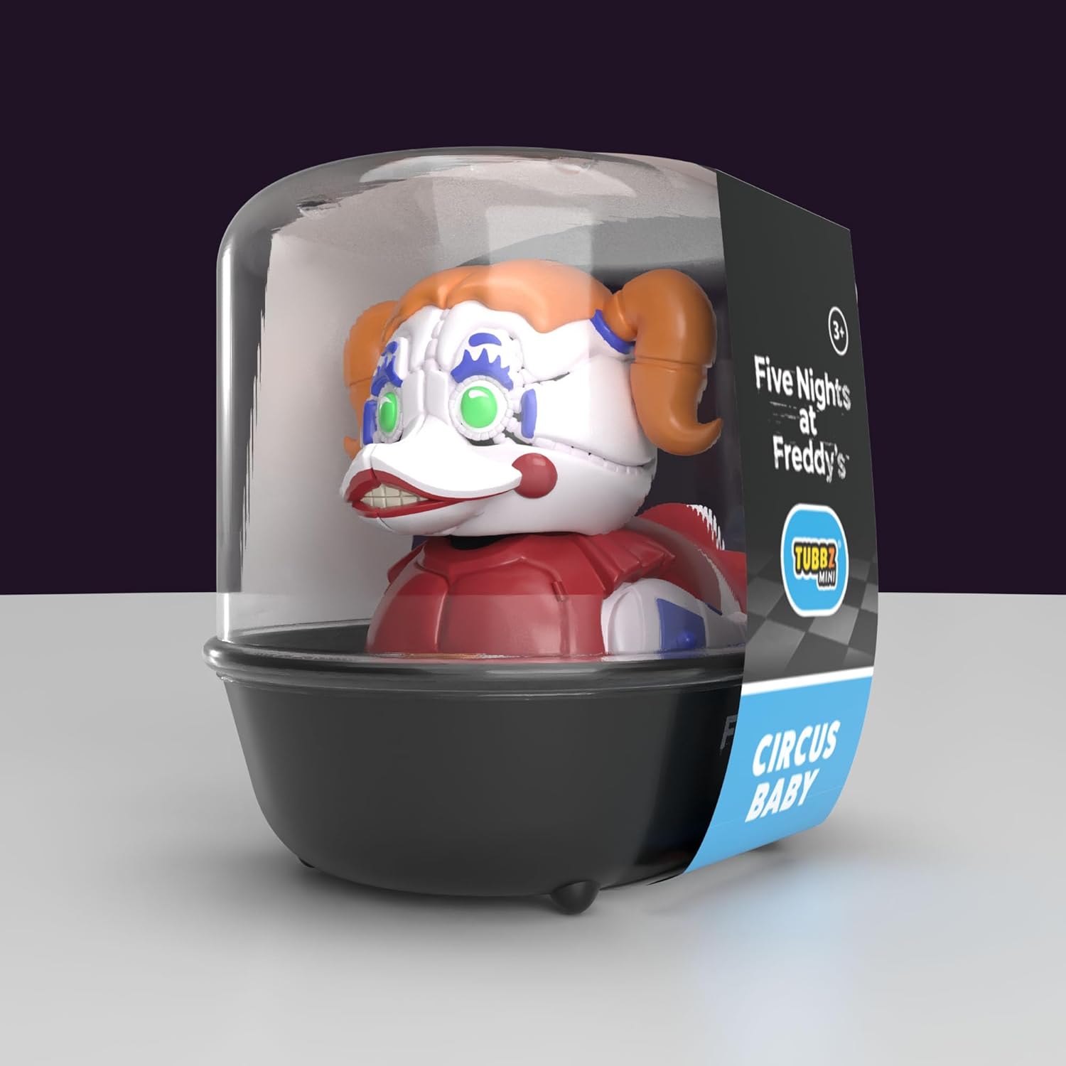 TUBBZ MINI FIVE NIGHTS AT FREDDYS CIRCUS BABY RUBBER DUCK VINYL FIGURE