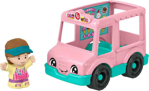 FISHER PRICE JCW62 LITTLE PEOPLE ICE CREAM TRUCK AND FIGURE