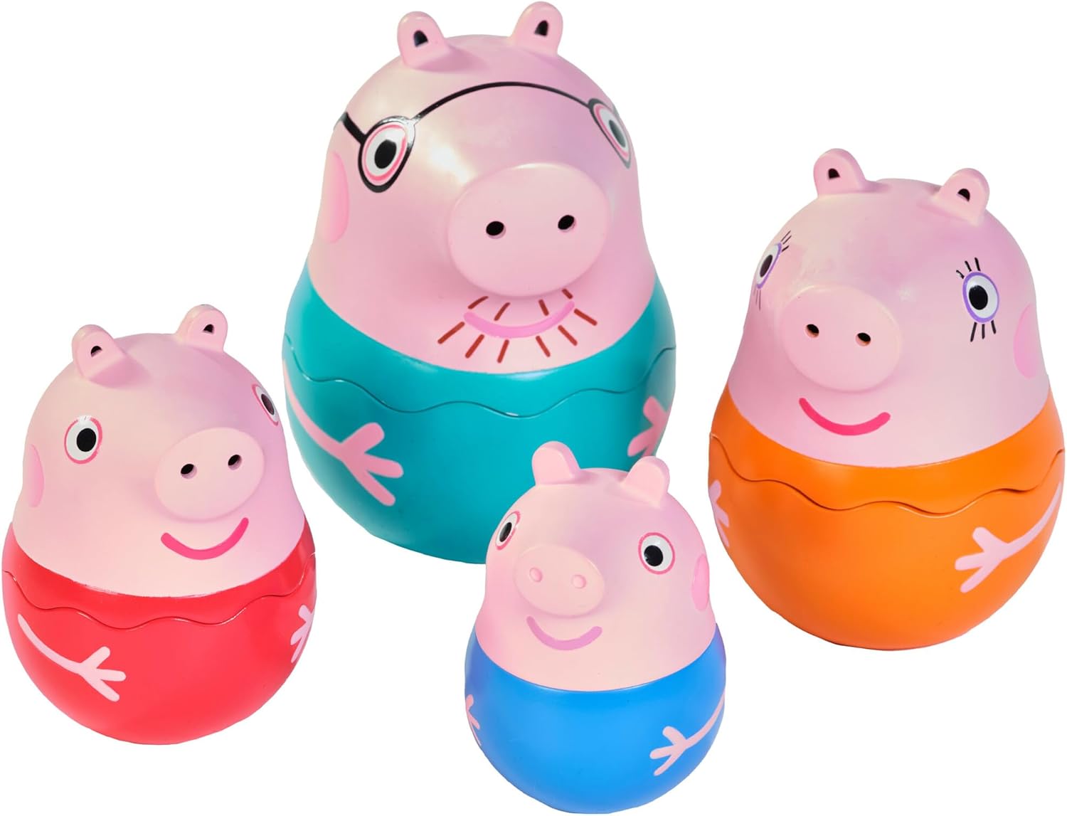 TOMY TOOMIES PEPPA PIG NESTING FAMILY