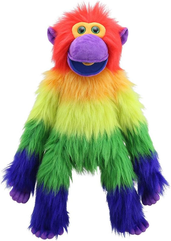 THE PUPPET COMPANY PC007402 RAINBOW MONKEY HAND PUPPET