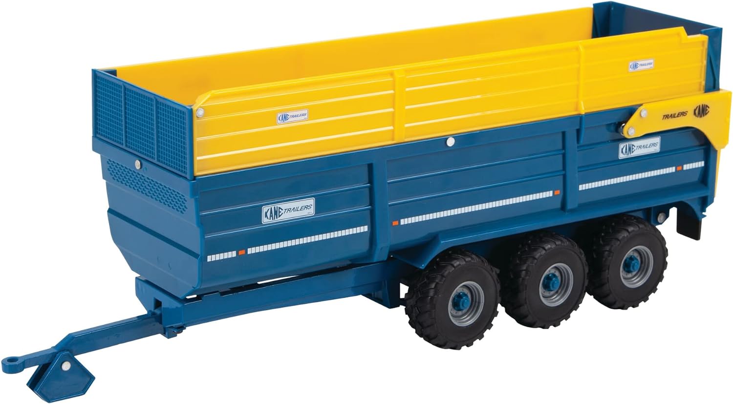 BRITAINS 43284 KANE TRI AXLE HALFPIPE SILAGE TRAILER 1/32 SCALE