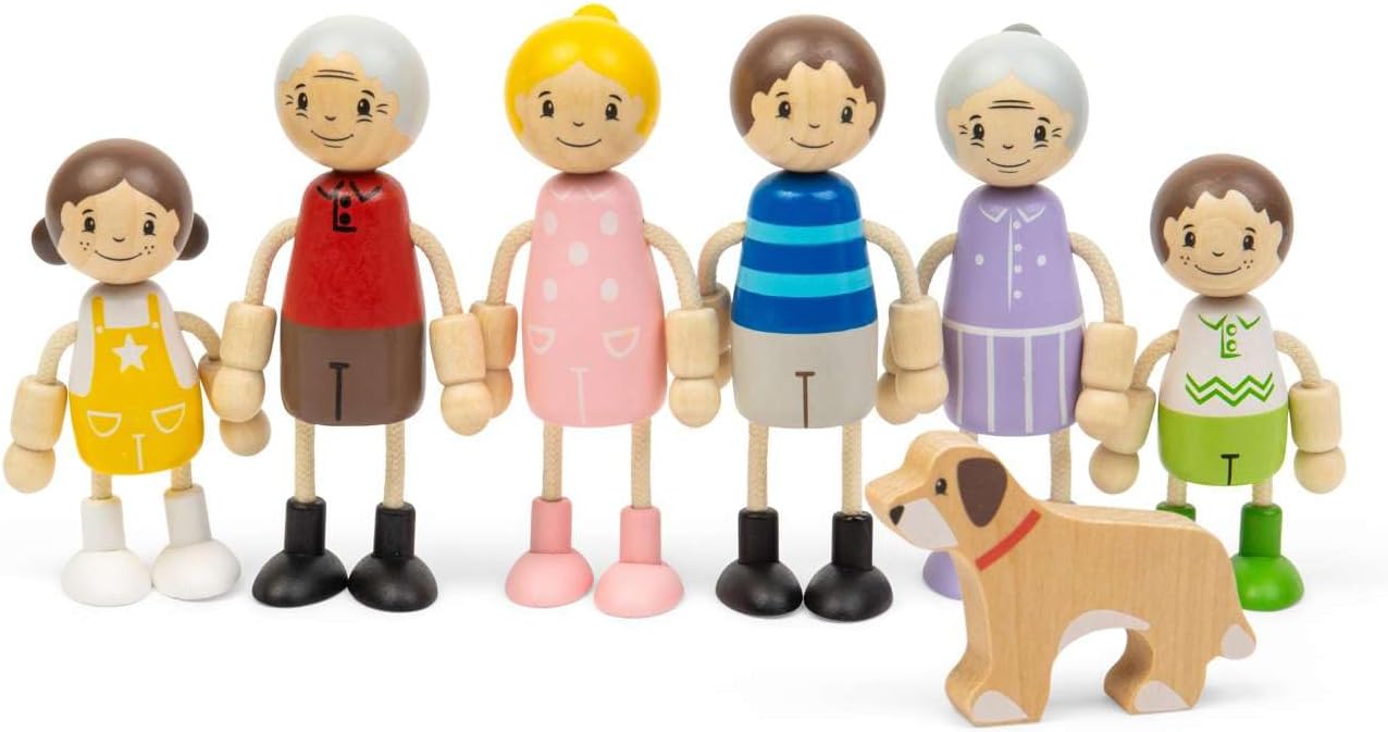 BIGJIGS 38019 GENERATIONAL FAMLY DOLLS