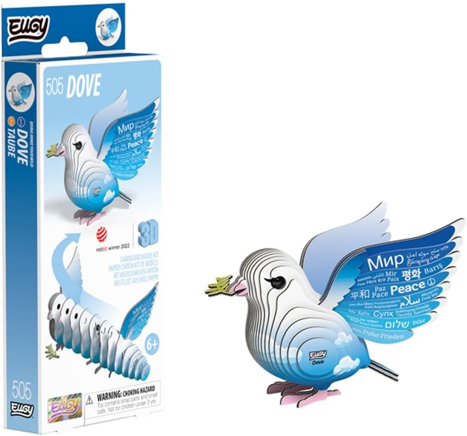 EUGY D5106 DOVE 3D CARDBOARD MODEL KIT