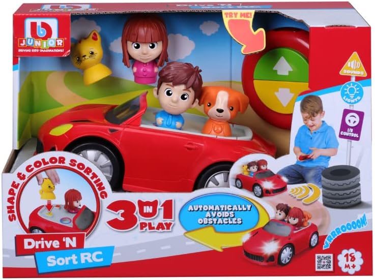 BURAGO 16-95002 BB JUNIOR DRIVE 'N SORT RADIO CONTROLLED CAR
