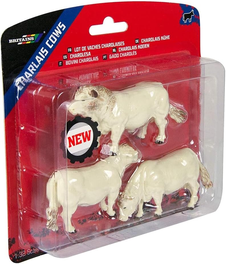 BRITAINS 43240 CHAROLAIS COW SET 1/32 SCALE