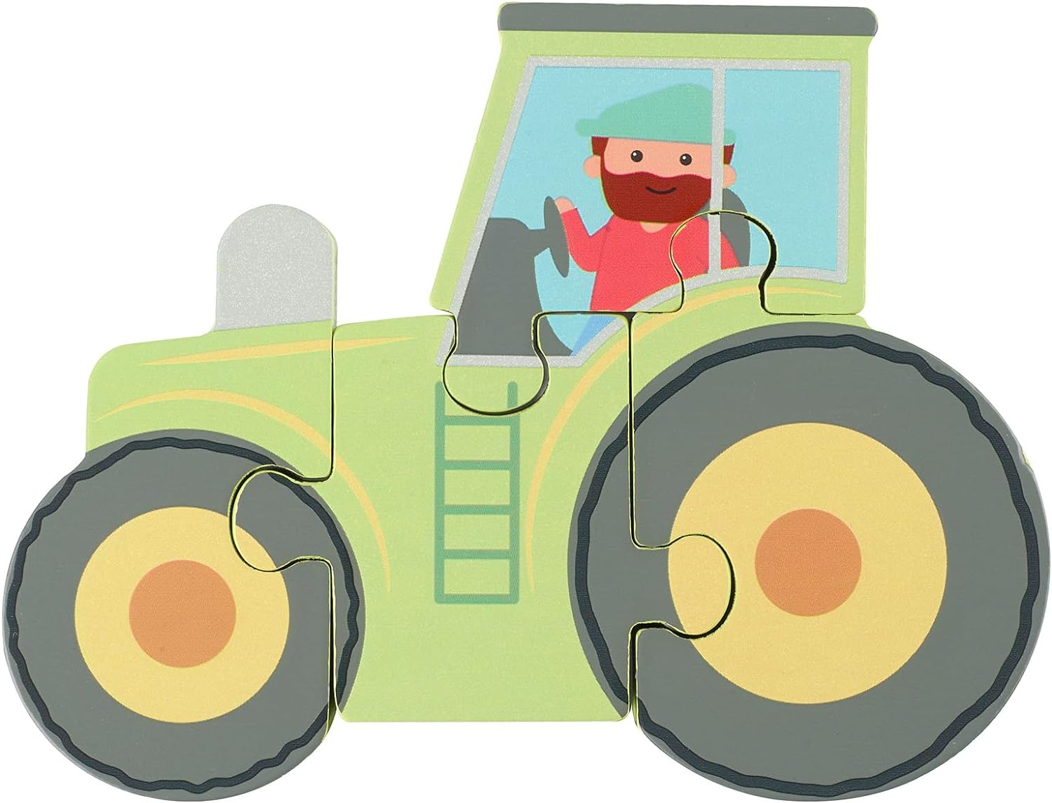 ORANGE TREE TOYS WOODEN TRACTOR PUZZLE