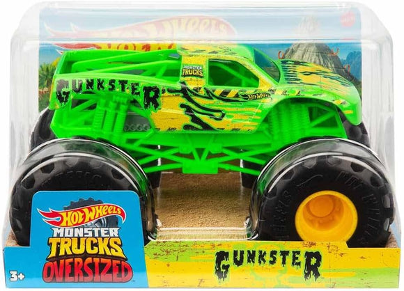 HOT WHEELS HDL05 MONSTER TRUCKS GUNKSTER 1:24 SCALE
