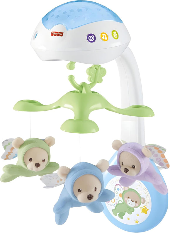 FISHER PRICE CDN41 BUTTERFLY DREAMS 3 IN 1 PROJECTION MOBILE