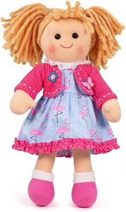 BIGJIGS BJD051 MEDIUM RAG DOLL MAGGIE