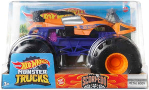 HOT WHEELS GTJ35 MONSTER TRUCKS SCORPEDO 1:24 SCALE