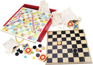 BIGJIGS BJ355 WOODEN GAMES COMPENDIUM