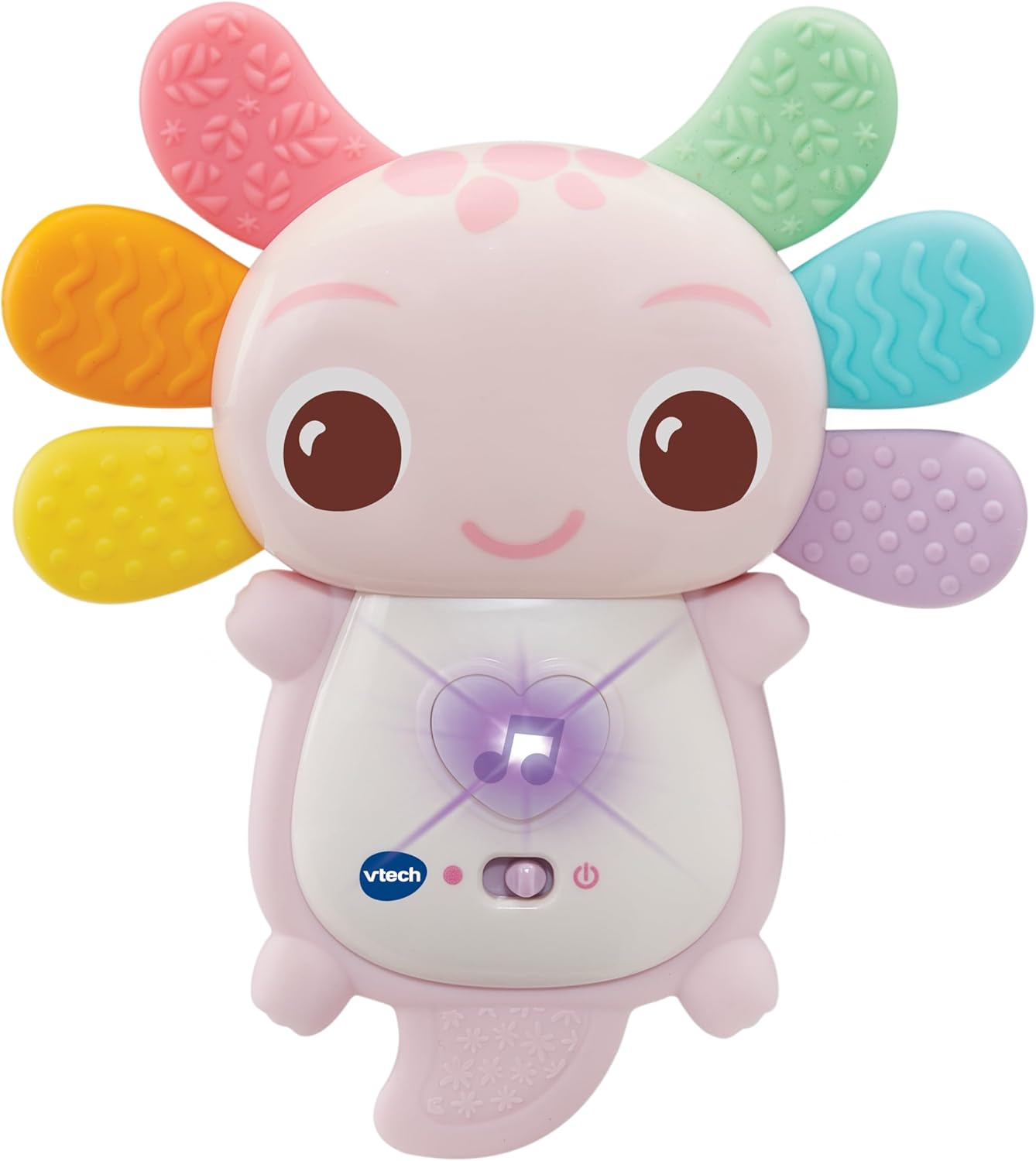 VTECH BABY 586853 RAINBOW COLOURS AXOLOTL TEETHER PINK