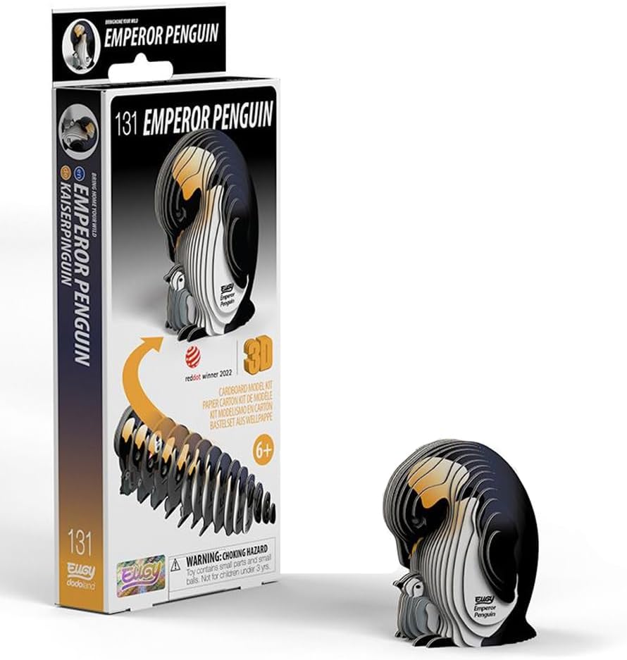 EUGY D5099 EMPEROR PENGUIN 3D CARDBOARD MODEL KIT